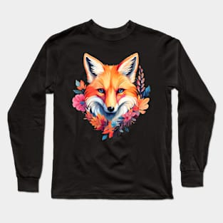 Cute Cottagecore Aesthetic Wofl Long Sleeve T-Shirt